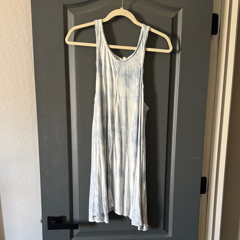 Billabong Light Blue Tie-Dye Top